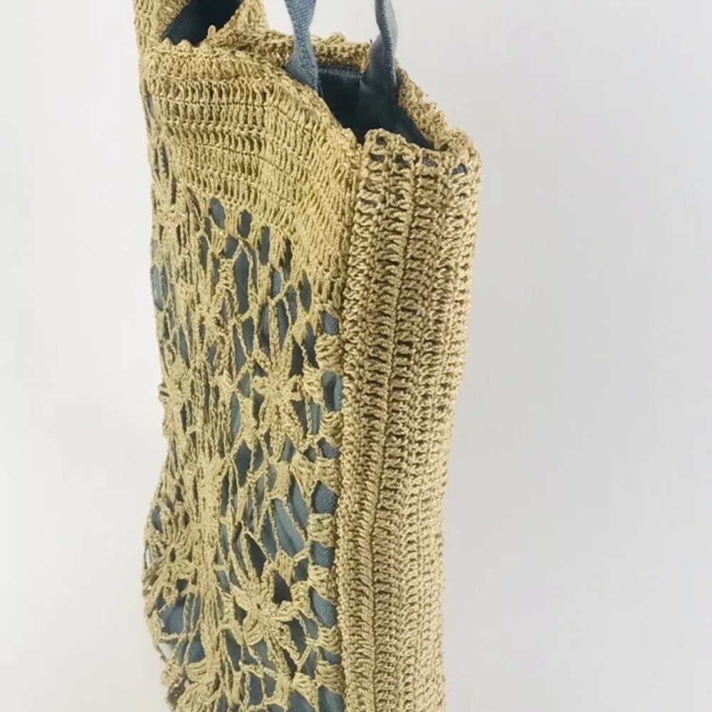 🅾️SOLD🅾️Newport News Bohemian Beach Bag Purse Cr - Picture 4 of 9